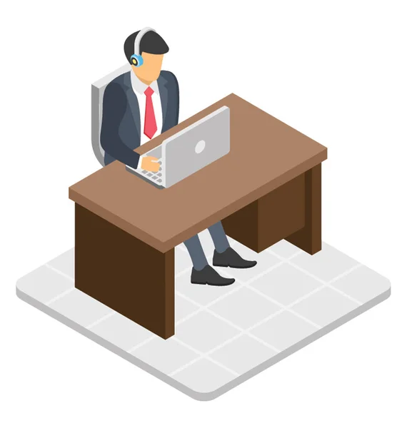 Una Imagen Icono Que Presenta Idea Icono Trabajo Los Empleados — Vector de stock