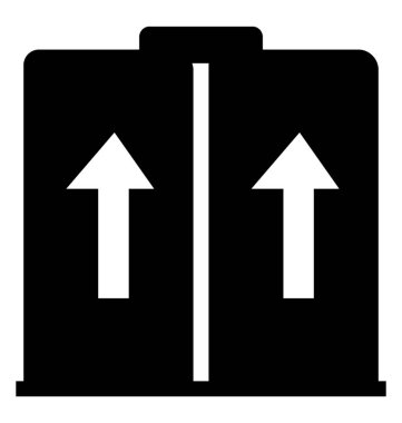 Bir Asansör Asansör bilinen bir Havaalanı 