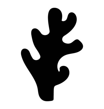 glif simgesi tasarım eunicella coral reef ve