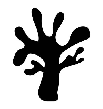 glif simgesi tasarım Briareum coral reef ve