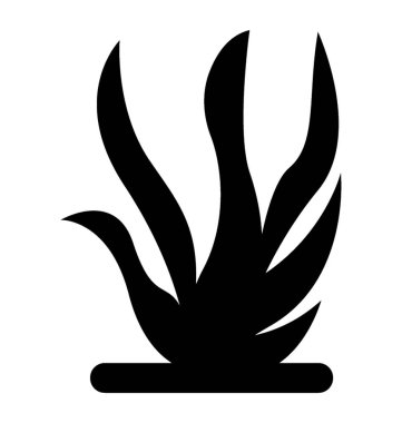 glif simgesi tasarım Muricea coral reef ve