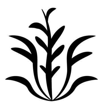 glif simgesi tasarım Plexauridae coral reef ve