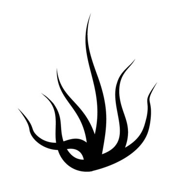 glif simgesi tasarım Octocorallia coral reef ve