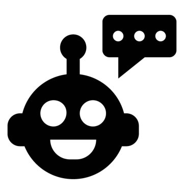 Bir AI robot da sohbet etmek denir ya da bot robot konuşmak