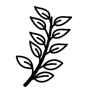 Fidan vektör satırı simgesi 