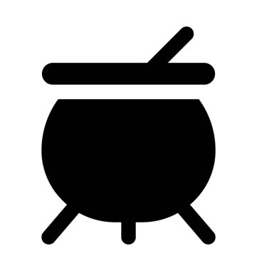 Cadı Kazanı iksir, korkunç Cadılar Bayramı simgesi kavramı ile 