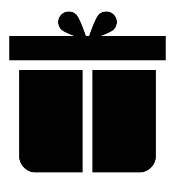 Kurdeleyle sarılmış bir sürpriz hediye kutusu