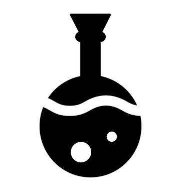 Sihirli iksir vektör simgesi beyaz arkaplanda izole