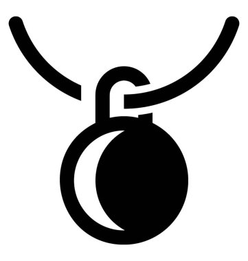 Değerli bayanlar mücevher yuvarlak bir kolyesi