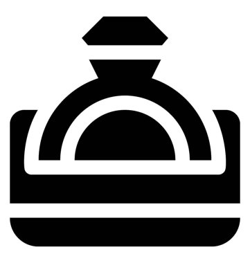 Değerli elmas bir Yüzük Alyans tasvir 