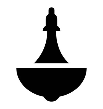 Çatı dekorasyonu için düzeltmek için bir güzel avizeler 