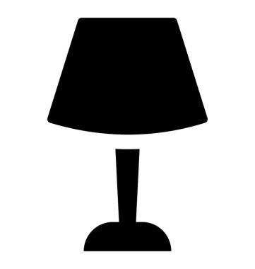 Genellikle boncuk, gece lambası simge yan masada bulunan bir lamba 