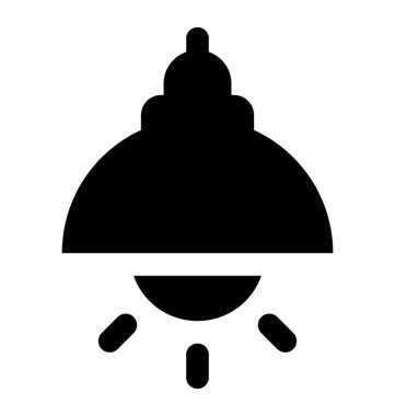 Tavanda sabitleme için bir asma lamba olduğunu 