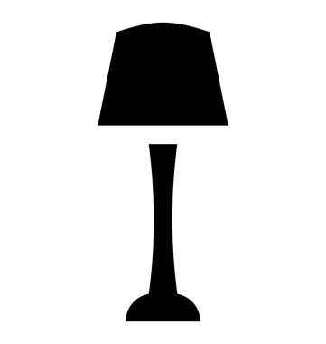 Genellikle boncuk, Resepsiyon lambası simge yan masada bulunan bir lamba 