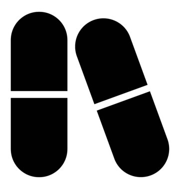 Kapsül ilaç, hap simgesi