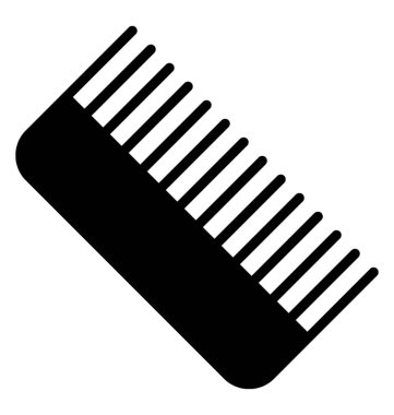 Evde beslenen hayvan saç fırçalama için bir tarak 