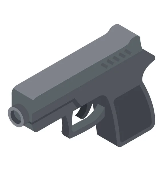 Handgun Comumente Chamado Glock — Vetor de Stock