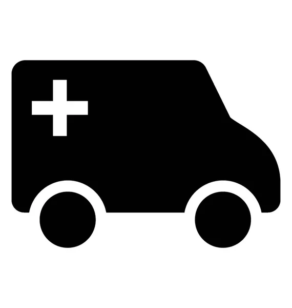 Ambulance Een Voertuig Voor Dringende Medische Zorg — Stockvector