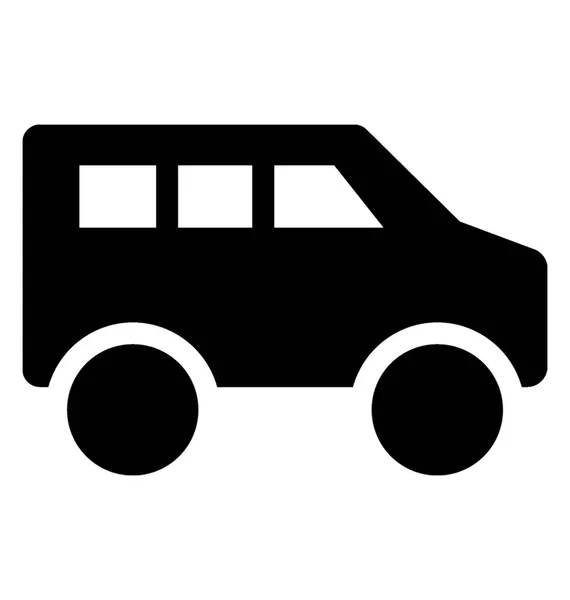 Wheeled Bus Conceptualizing Vehicle — Stock Vector