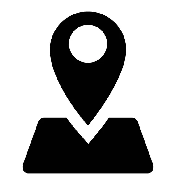 Pointeur Navigation Sur Une Carte Ouverte Représentant Marqueur Carte — Image vectorielle