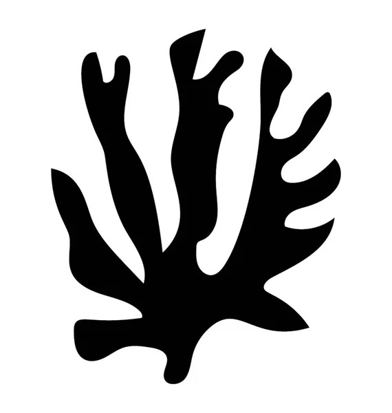 Alcyoniidae 산호초의 아이콘 디자인 — 스톡 벡터