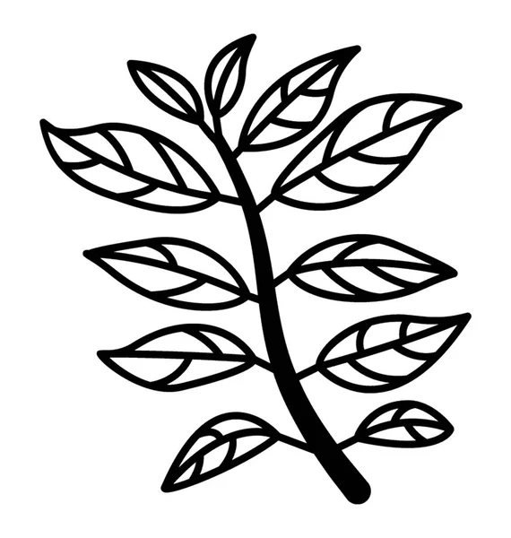 Plantgoed Vector Lijn Pictogram — Stockvector