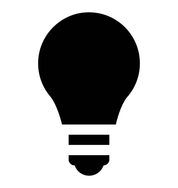 Электрическая Лампочка Освещения Помещений Помещений — стоковый вектор