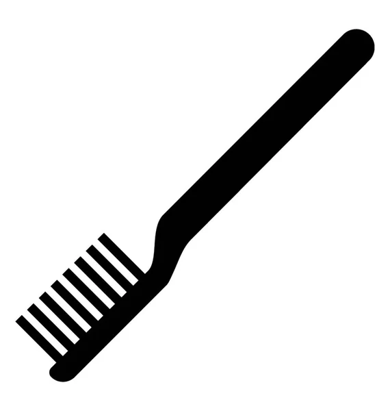 Cepillo Dientes Utilizado Para Cuidado Dental — Vector de stock