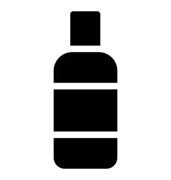 Una Botella Plástico Utilizada Como Artículos Tocador Para Animales — Vector de stock