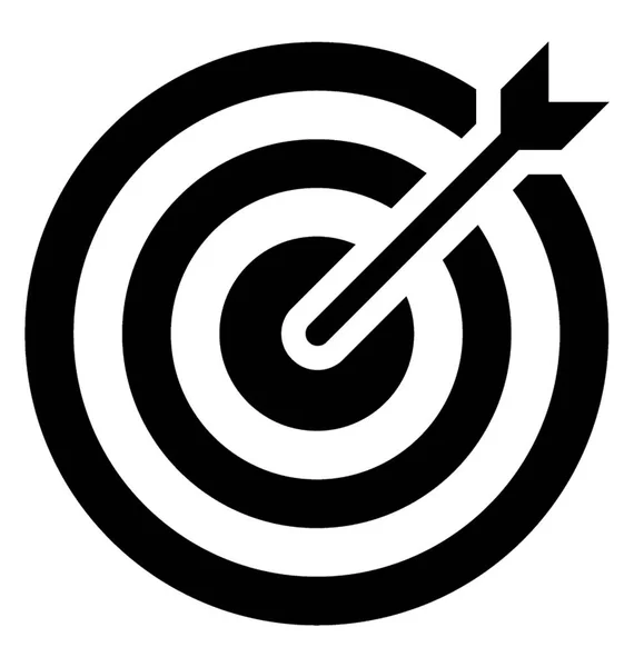 Flecha Derecha Objetivo — Vector de stock