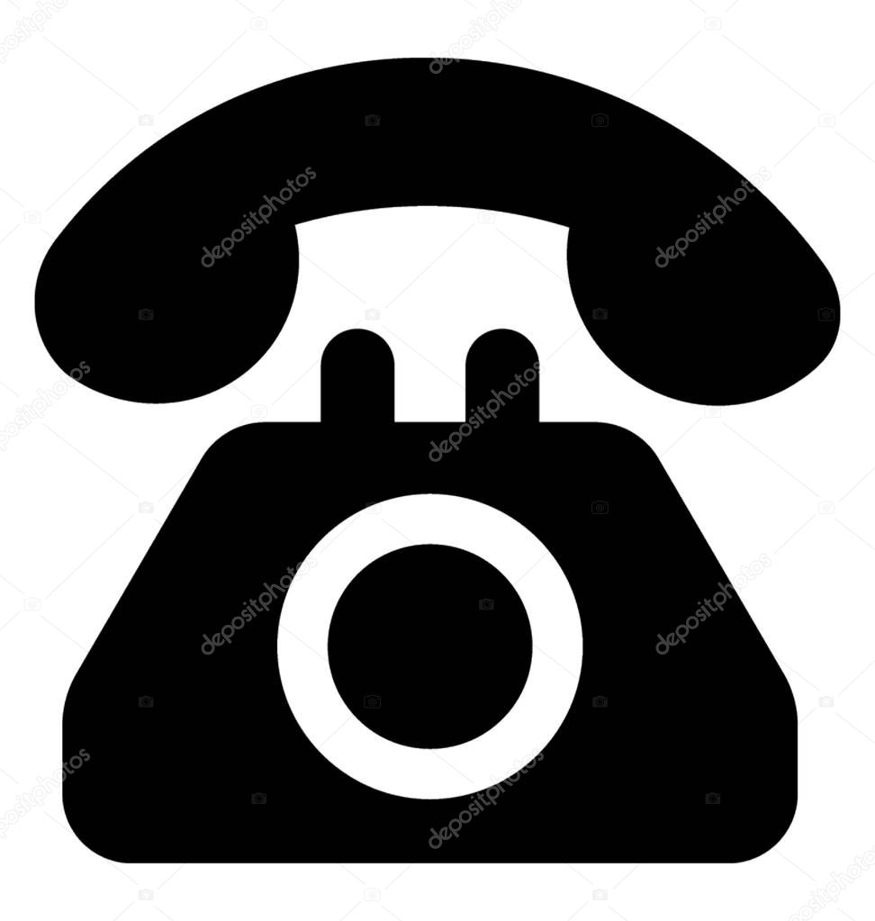 A vintage style calling device, landline 