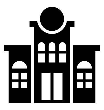 glif simgesi tasarım, bir ticari bina