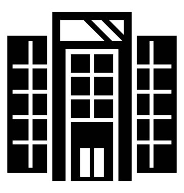 Binanın mimarisi ile bir tahta 