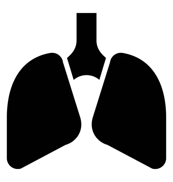 人間の肺で呼吸し 息を吐き出す — ストックベクタ