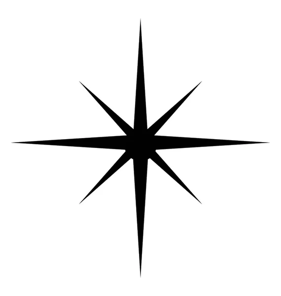 Вектор Значка Сверкающей Звезды — стоковый вектор