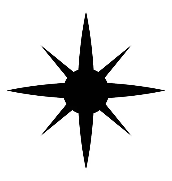 Вектор Значка Сверкающей Звезды — стоковый вектор