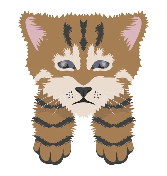 Кошачья Иконка — стоковый вектор