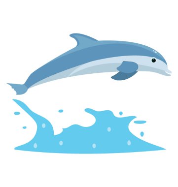 Yunus düz renkli simge 