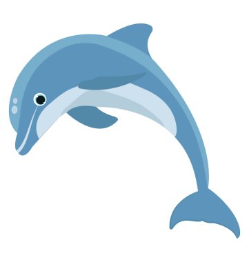 Yunus düz renkli simge 