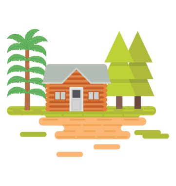 Çiftlik manzara, bir doğal doğal görünümü