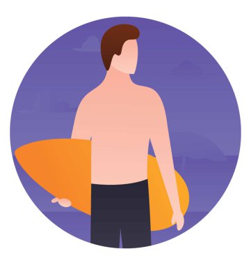 Sörften Plajı'nda bir kişidir 