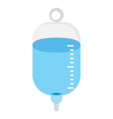 Damar içi nakil için kan torbası.