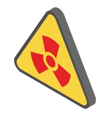Uyarı simgesi radyoaktif