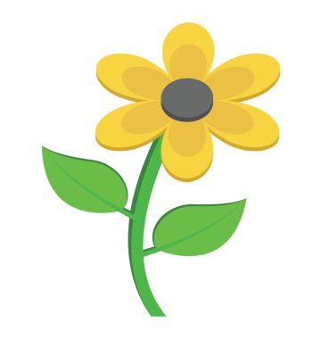 Sarı bir çiçek, ayçiçek 