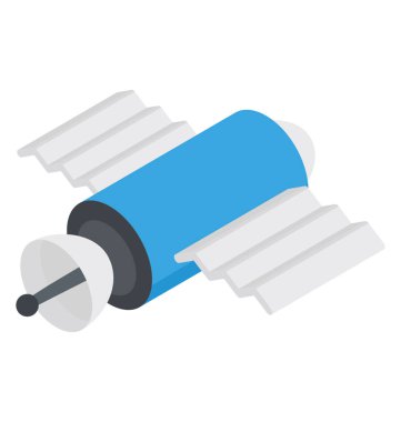 Bir uzay uydu yayın için 