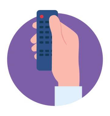 Kontrol eden tv ya da becerikli alet için bir uzaktan kumanda 