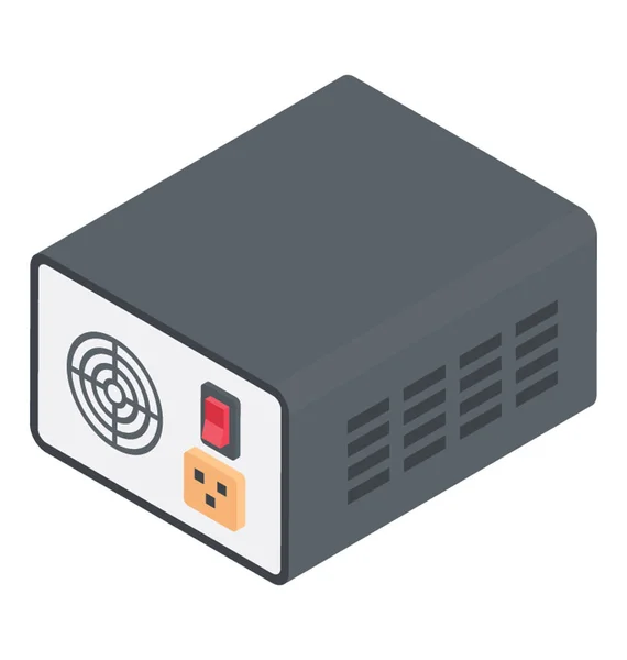 用于电压和电流流入控制的电压稳定器 — 图库矢量图片