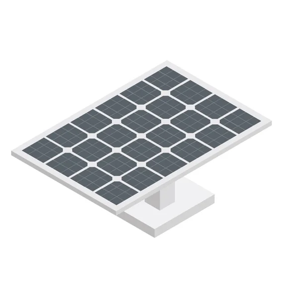 Panel Słoneczny Spożycia Energii Słonecznej — Wektor stockowy