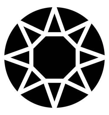 Elmas sağlam vektör simgesi