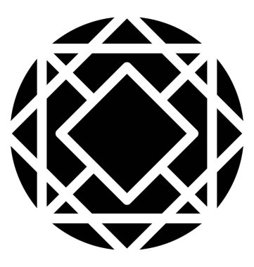 Elmas sağlam vektör simgesi